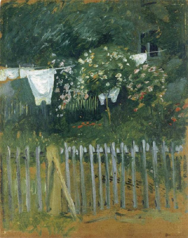 August Macke Clothes in the Garden in Kandern